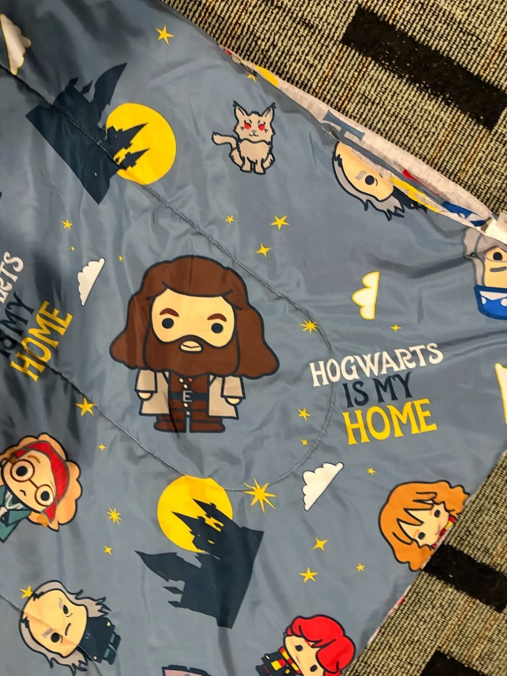 Harry Potter - Hogwarts is My Home - Five (5) Piece Full Bed Set